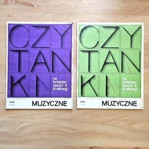 Ethnic Polish Softcover Booklets Sheet Music Piano Lot of 2